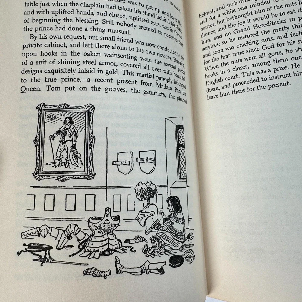 The Prince and‎ the Pauper Mark Twain Junior Deluxe Editions Hardcover Book 1954